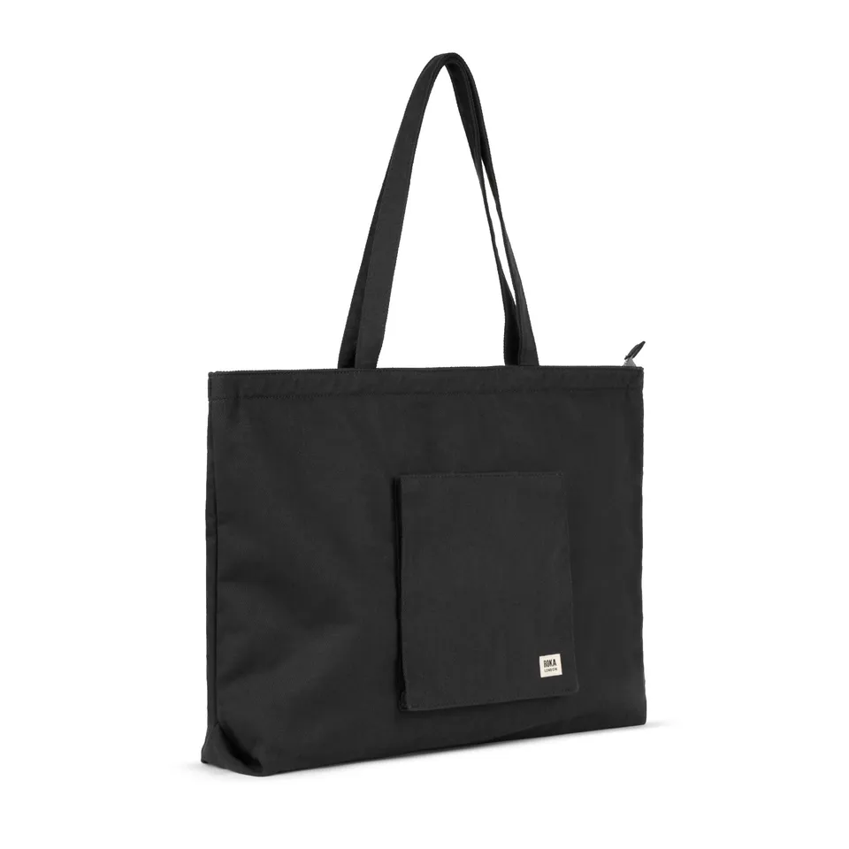 Roka London Portobello Large totebag 19,2L svart