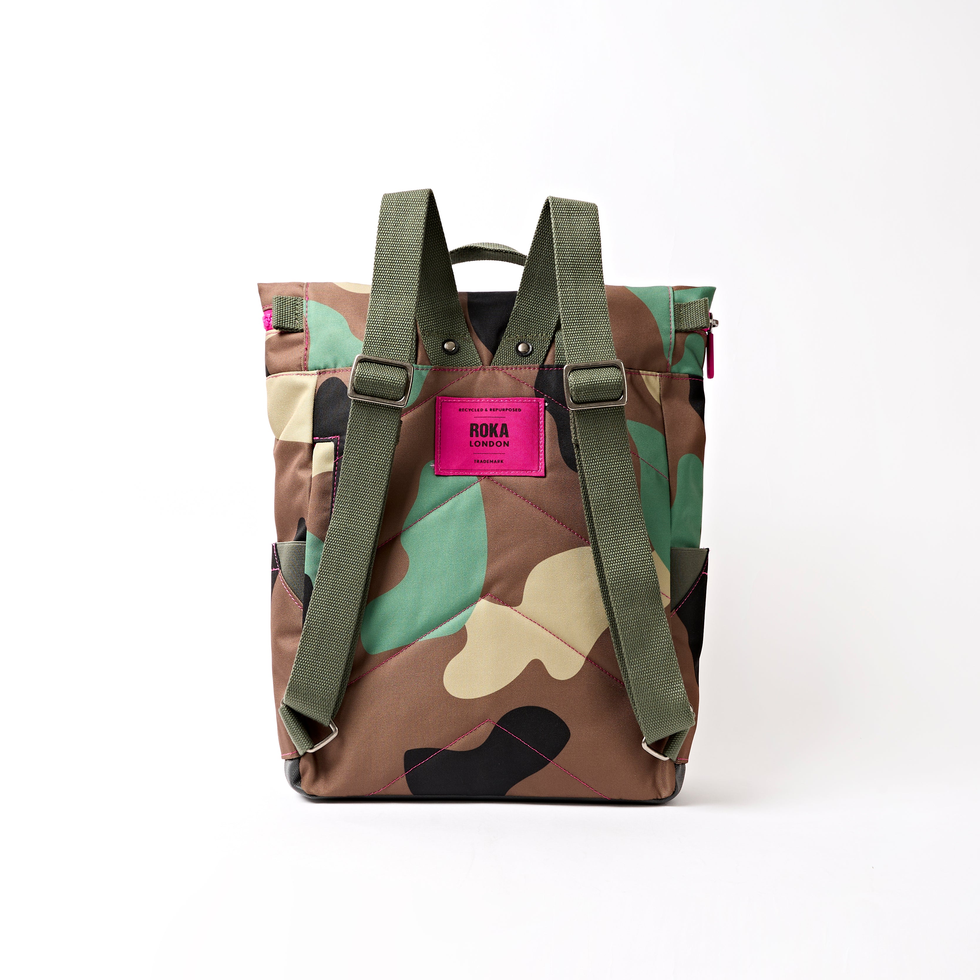 Roka London Camden J Medium ryggsekk camo 14,5 liter