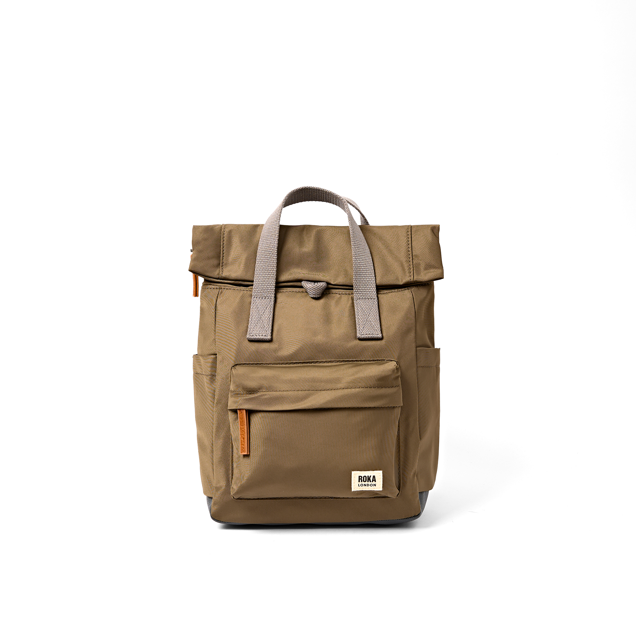 Roka London Canfield Roll Top ryggsekk Army Medium 16,4 liter