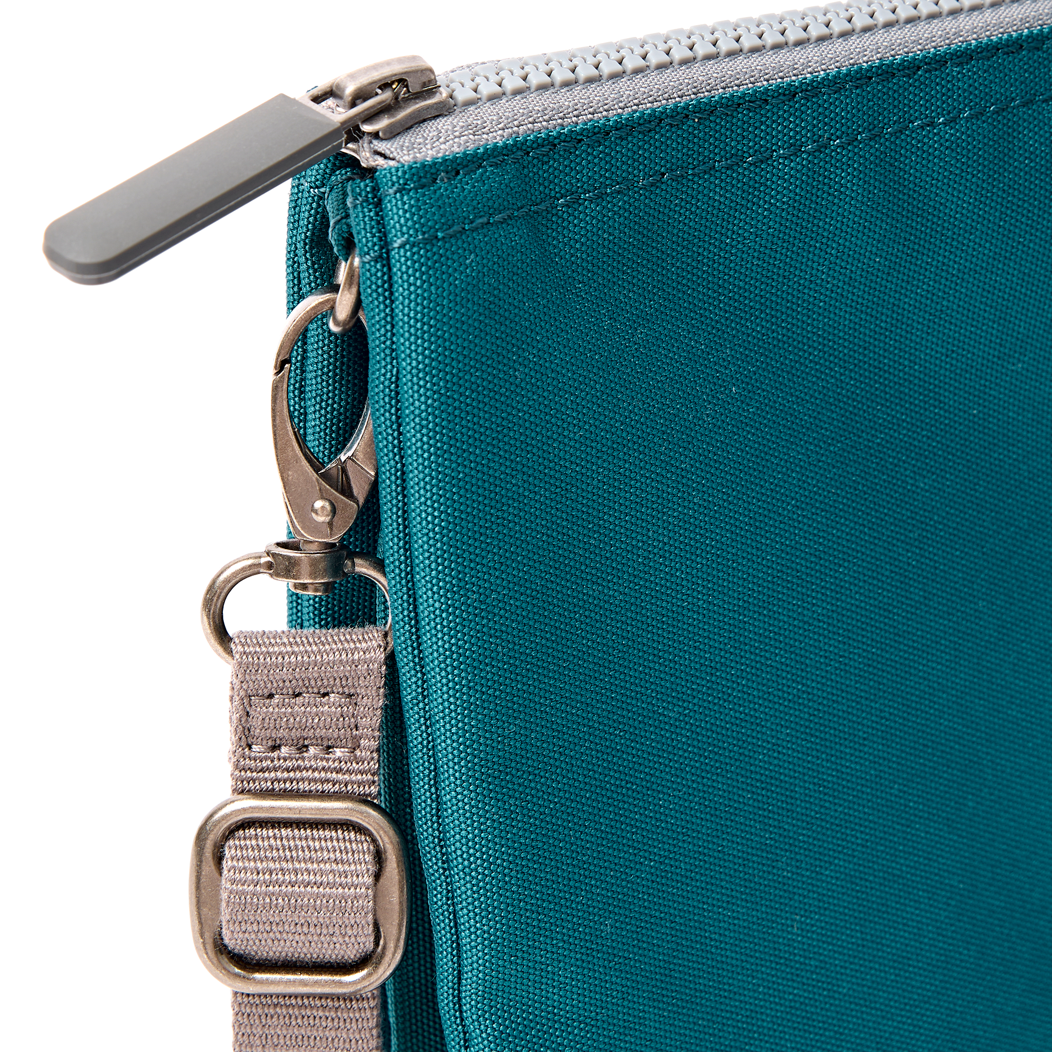 Roka London Carnaby XL skulderveske deep teal crossbody