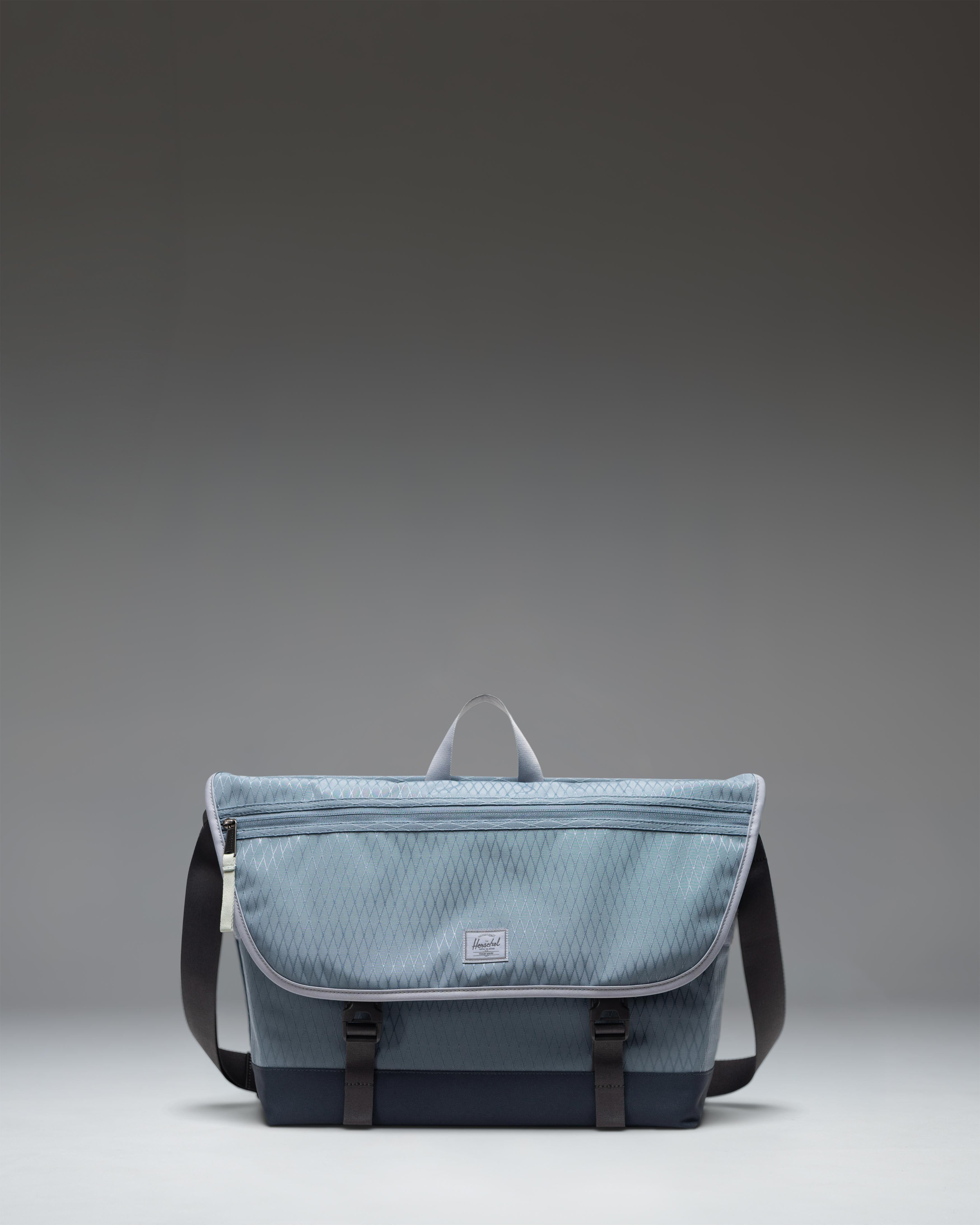 Herschel Cove Messenger skulderveske Raven Crosshatch laptop