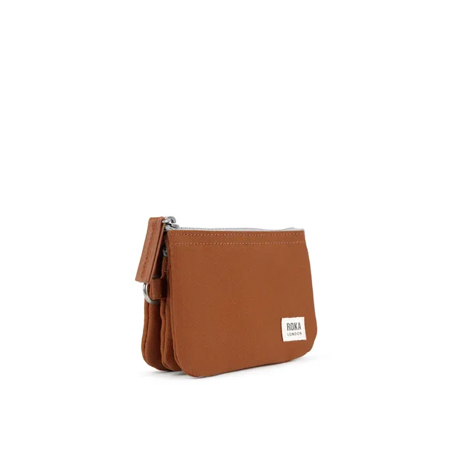 Roka London Carnaby lommebok Bran Small værbestandig
