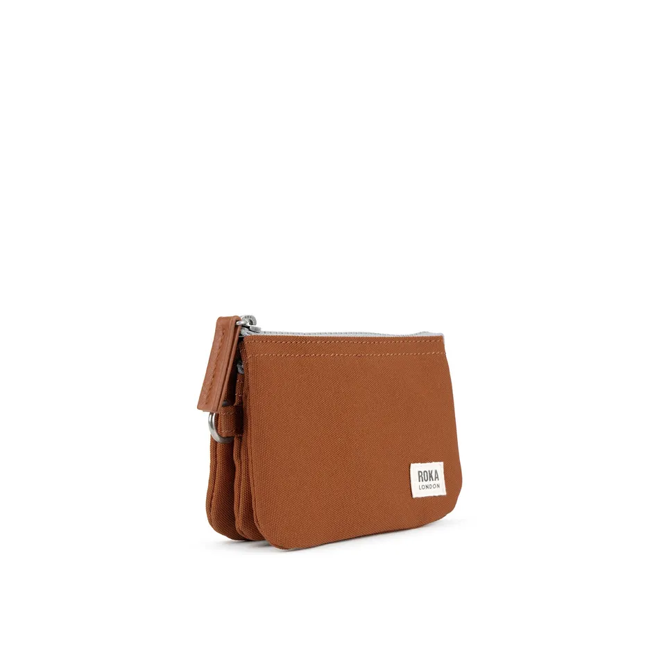 Roka London Carnaby lommebok Bran Small værbestandig