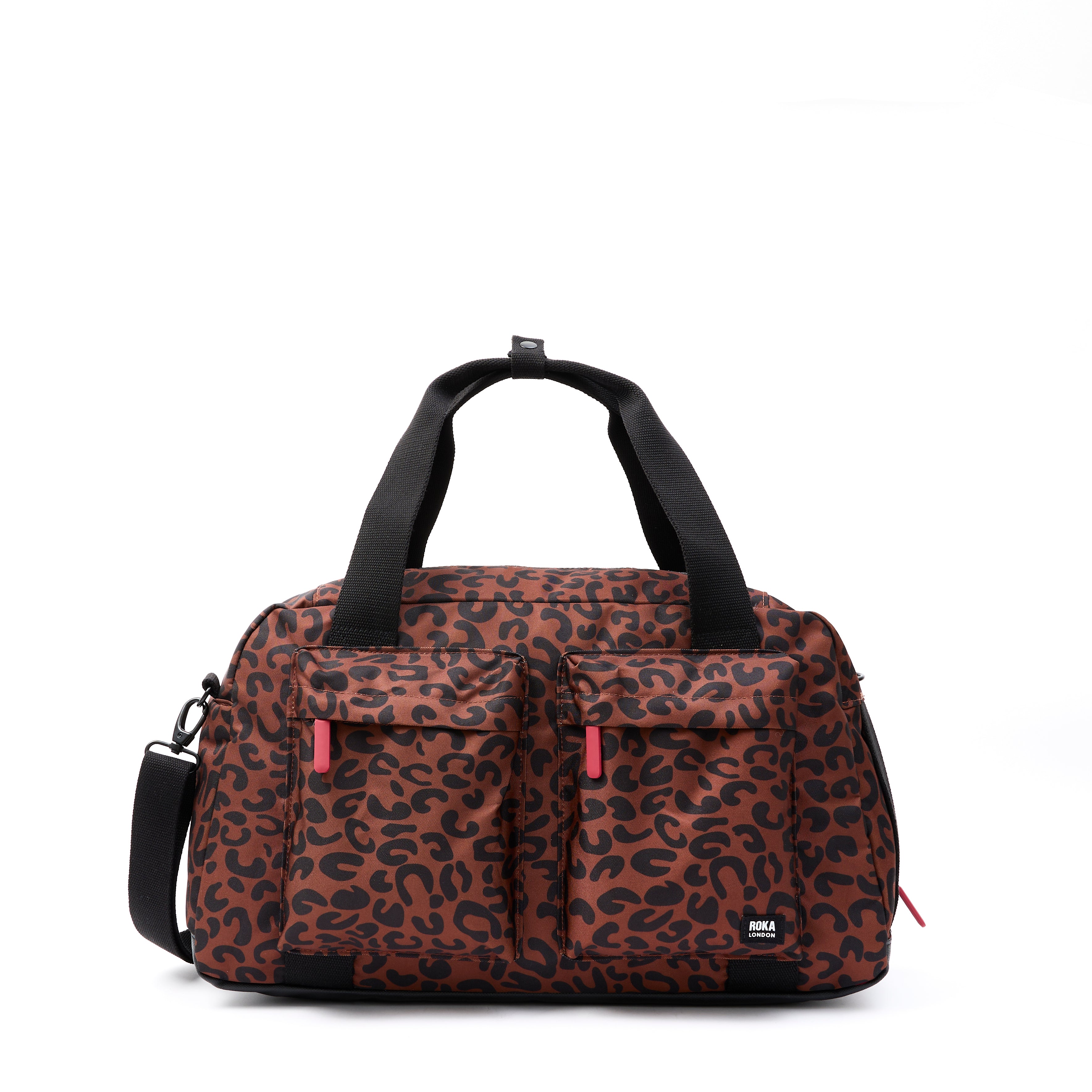 Roka London Gatwick Medium duffelbag scarlet leopard