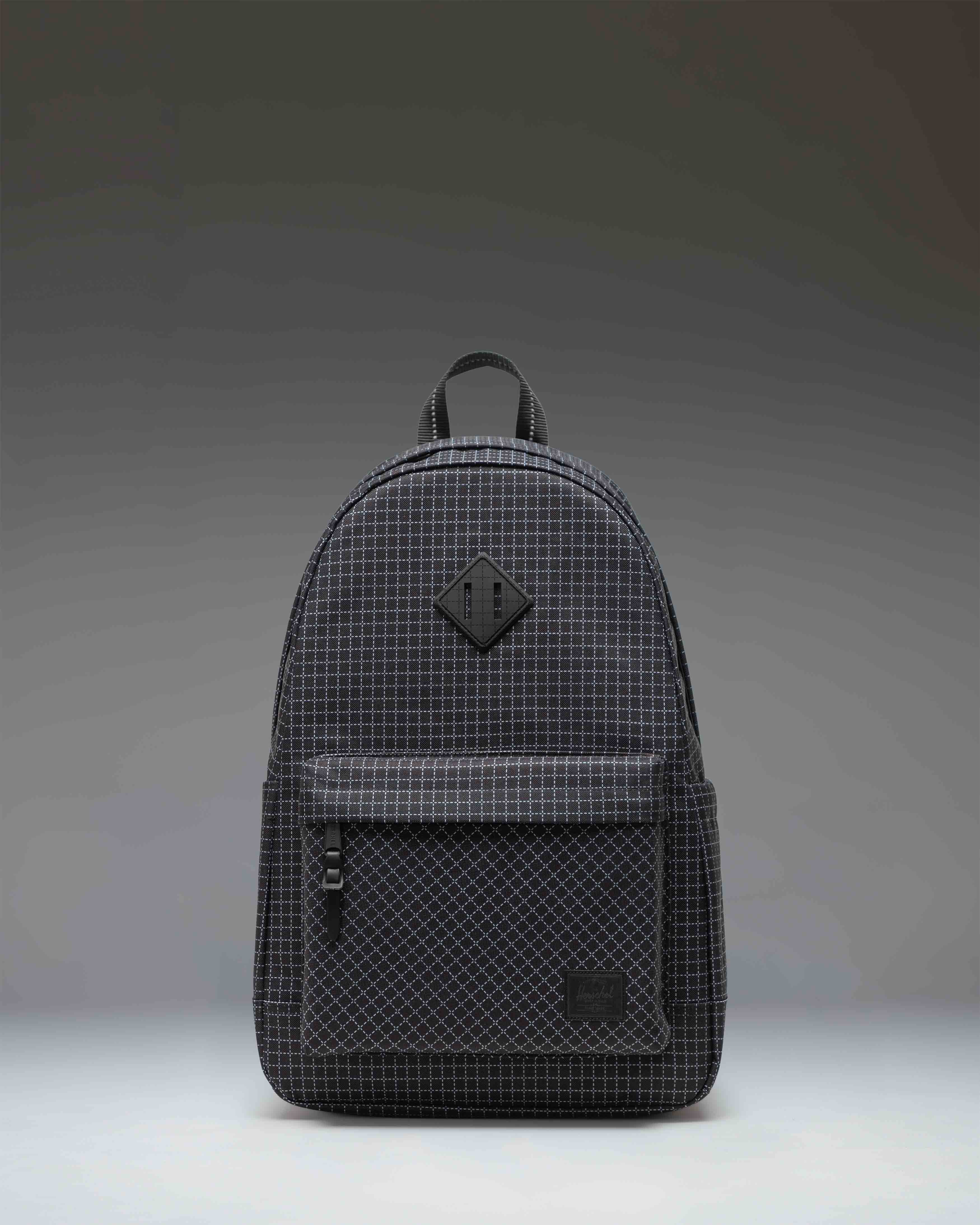 Herschel Heritage ryggsekk Black Tan laptop hverdagssekk