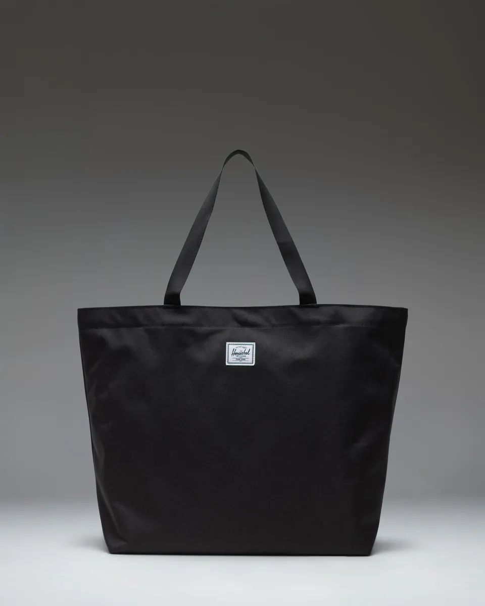 Herschel Classic Tote handlenett svart stor hverdagsmodell
