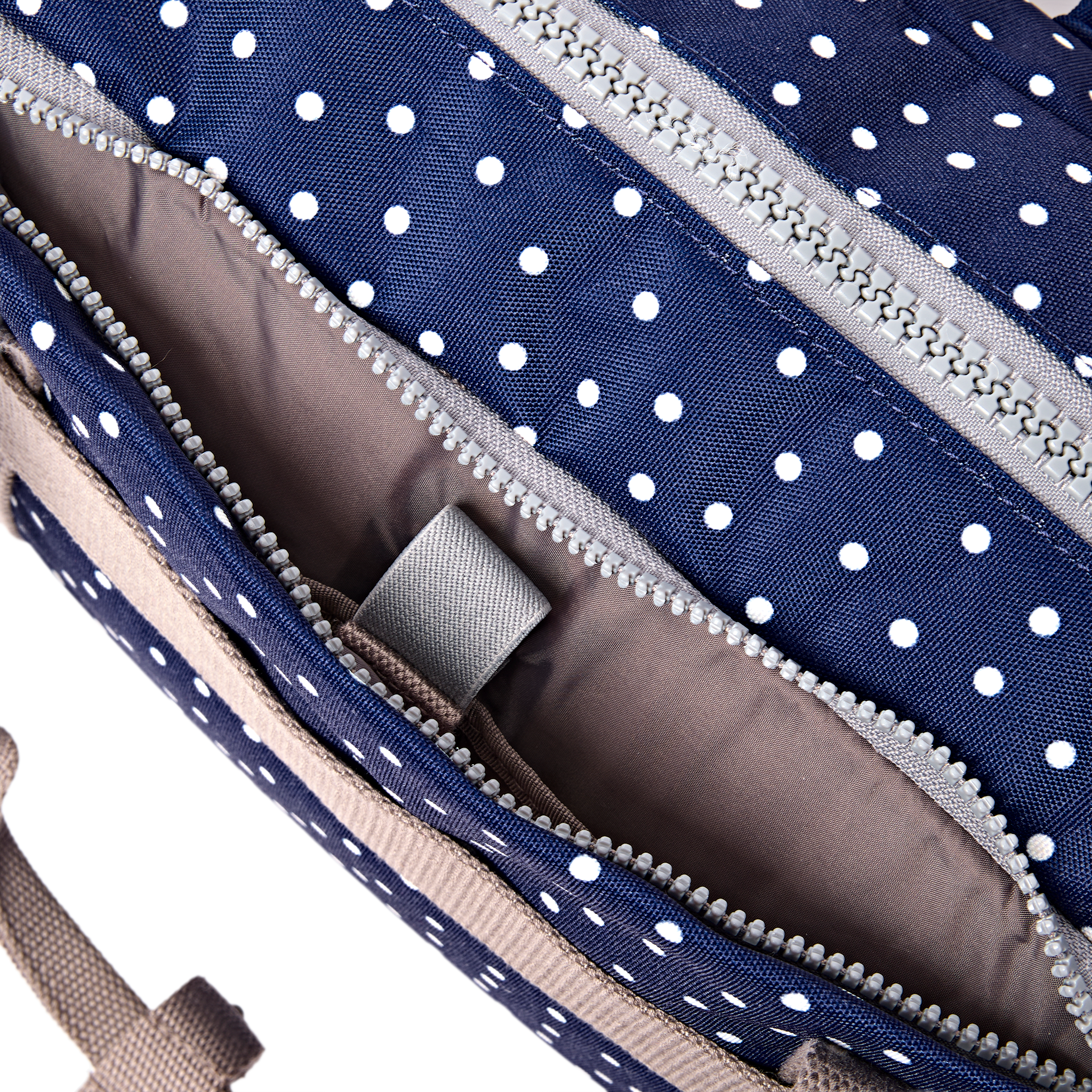 Roka London Gatwick duffelbag navy polka dot S 15"