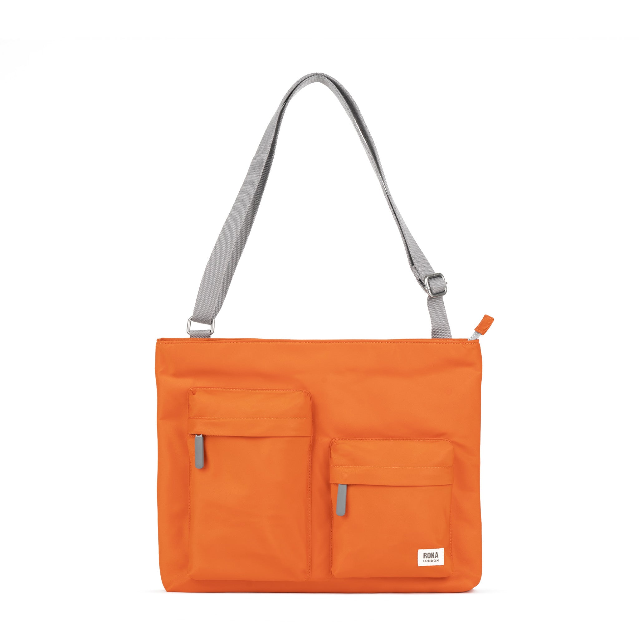 Roka London Moorgate Medium skulderveske burnt orange 3,2 liter
