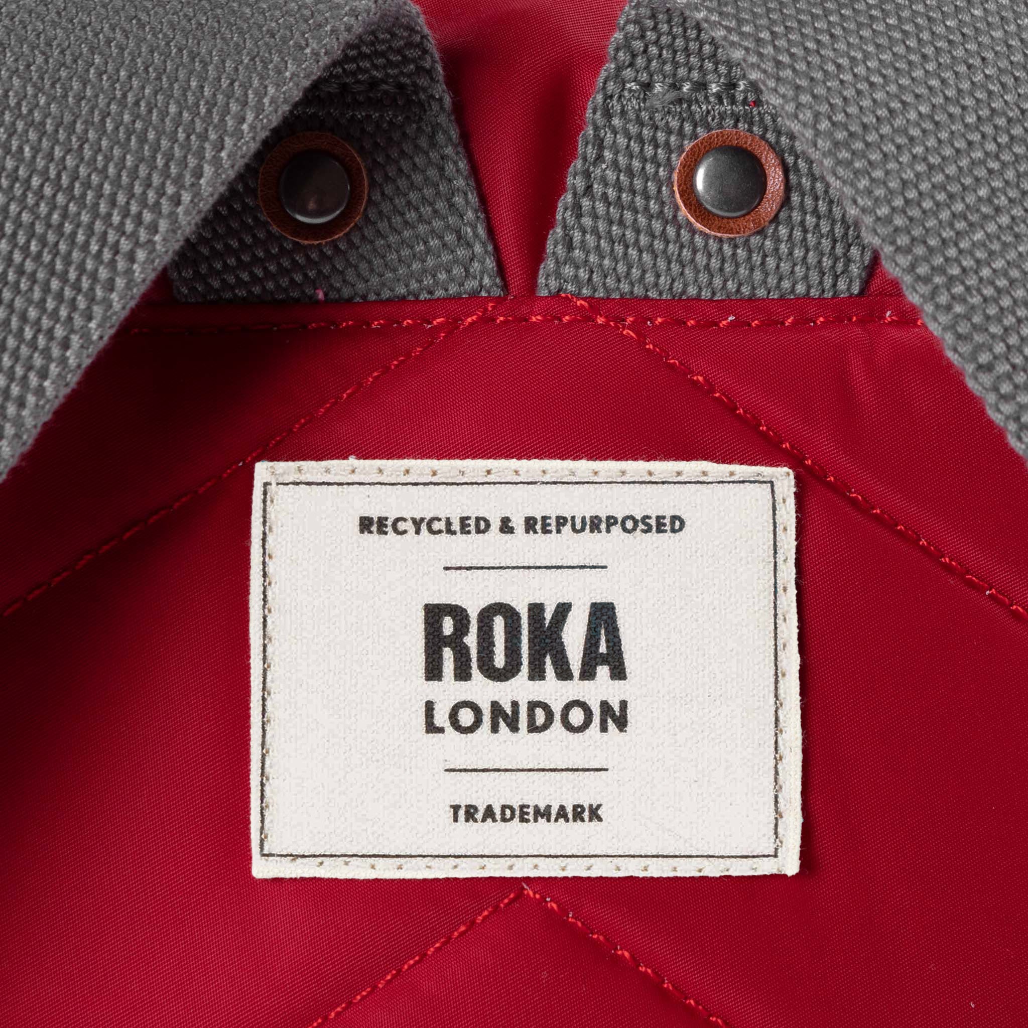 Roka London Canfield ryggsekk cranberry rolltop vanntett