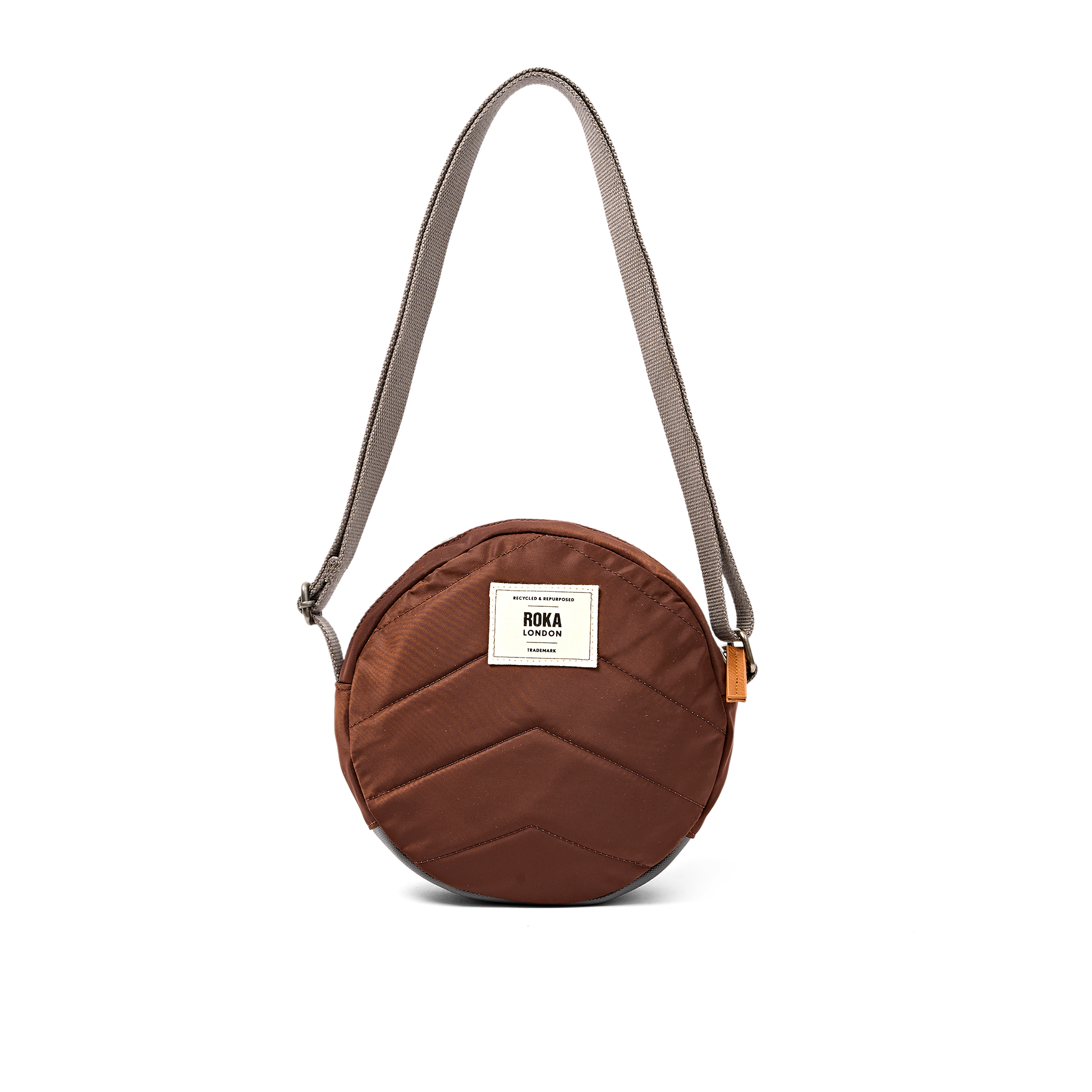 Roka London Paddington skulderveske Small Rocky Road rund