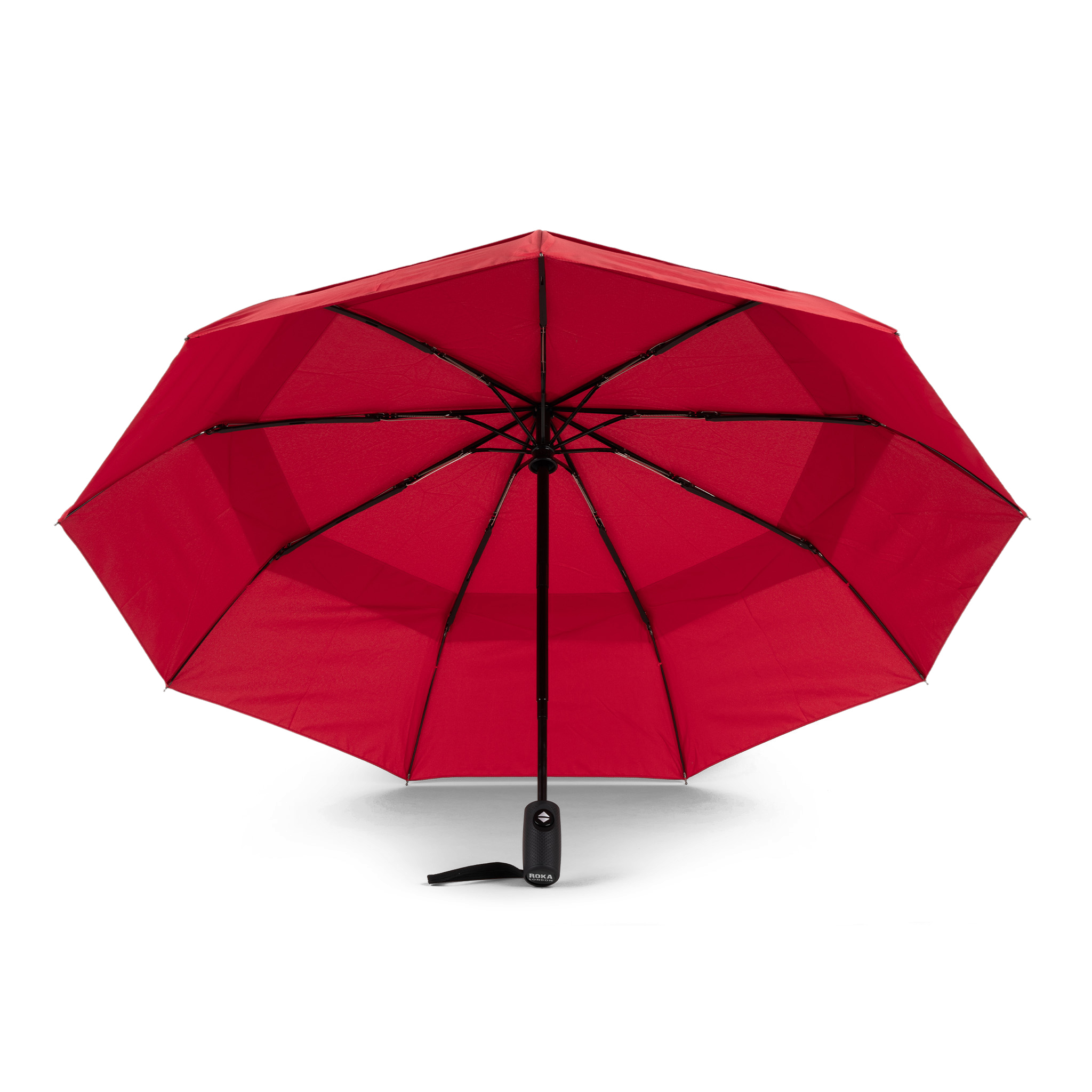 Roka London Waterloo paraply medium rød vanntett