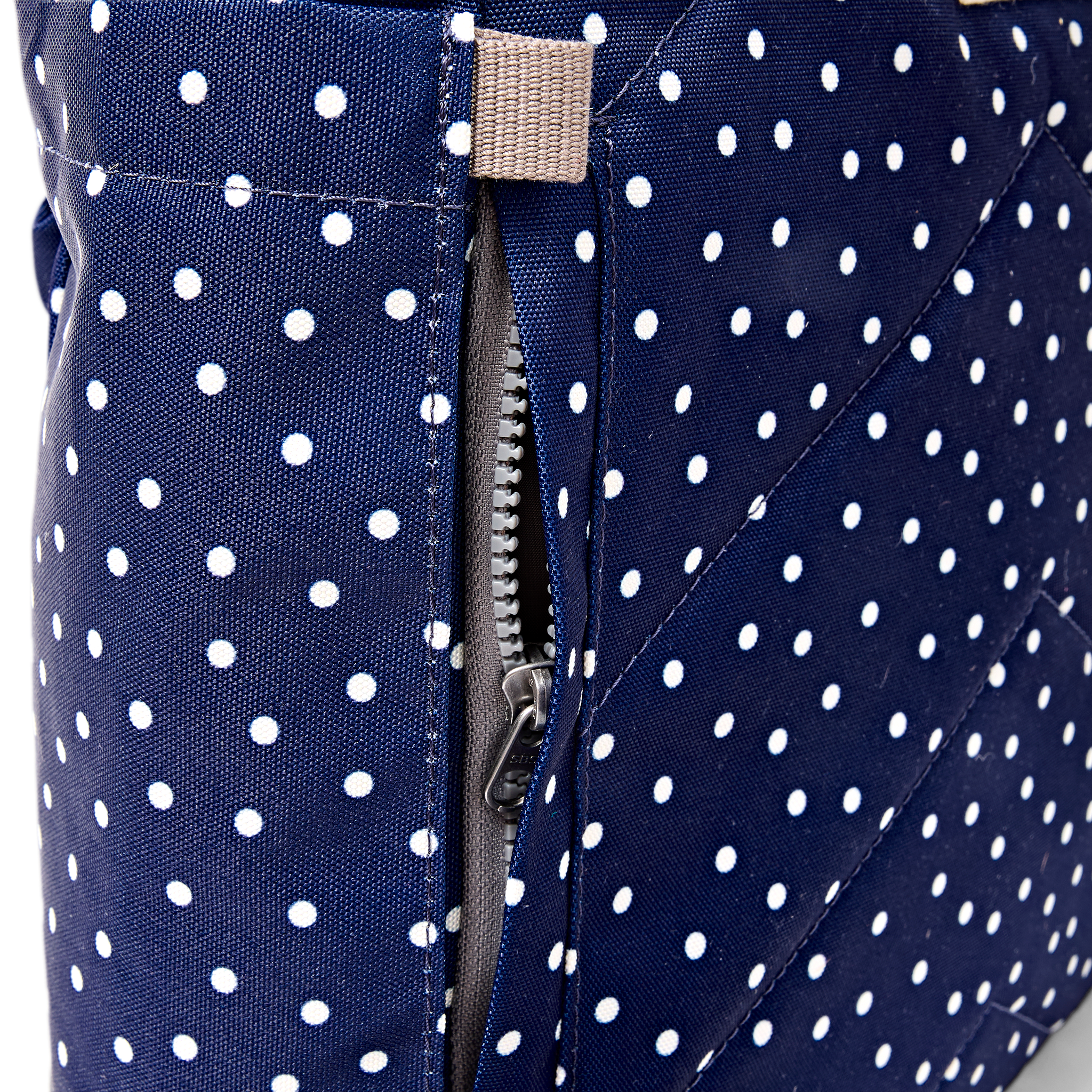 Roka London Bayswater Medium ryggsekk Navy Polka 14,6 l