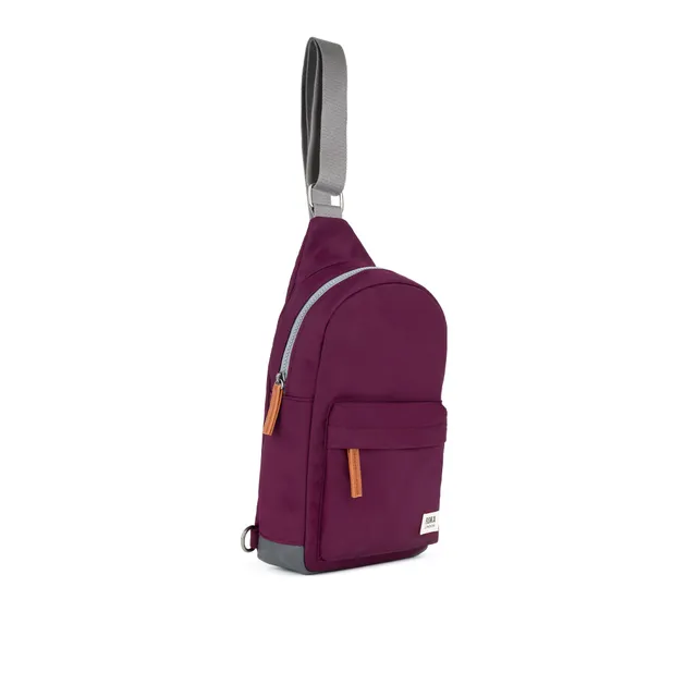 Roka London Willesden skulderveske burgunder large 5 liter