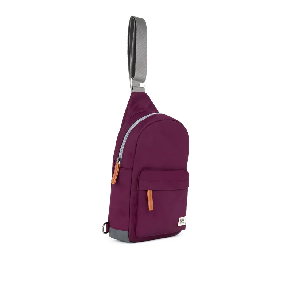 Roka London Willesden skulderveske burgunder large 5 liter