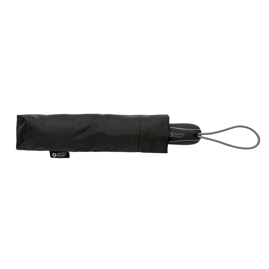 Swiss Peak Traveller paraply 21" svart automatisk