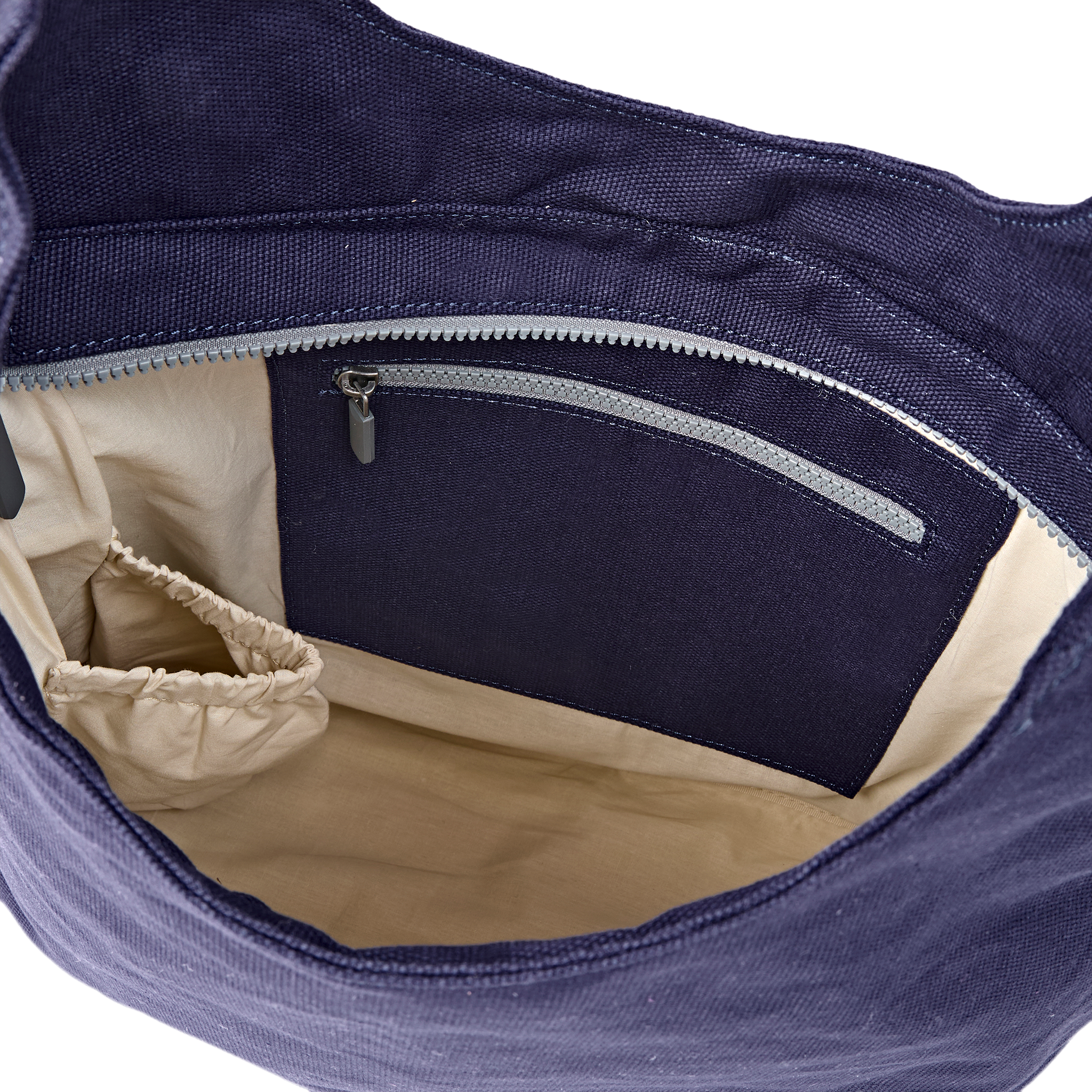 Roka London Hoxton Large skulderveske navy blue vanntett canvas