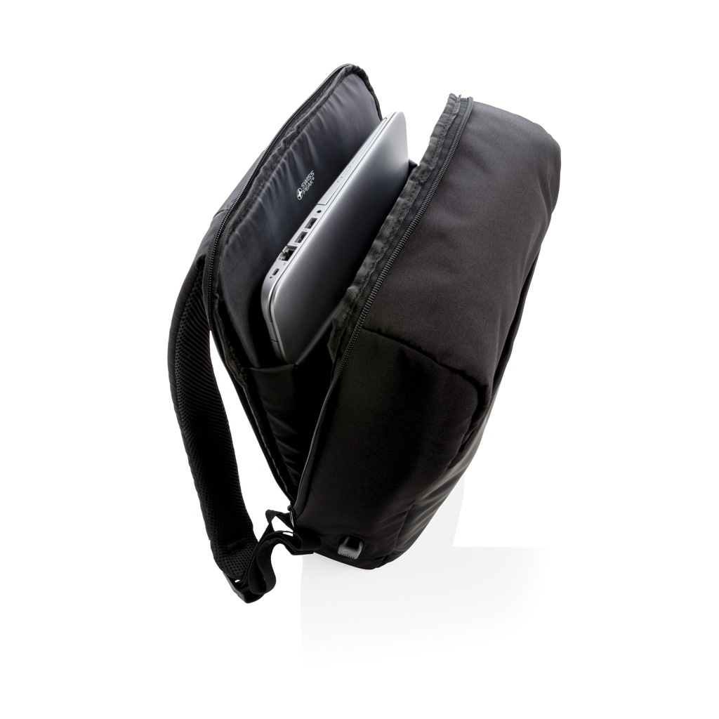 Swiss Peak tyverisikker ryggsekk 15 svart RFID
