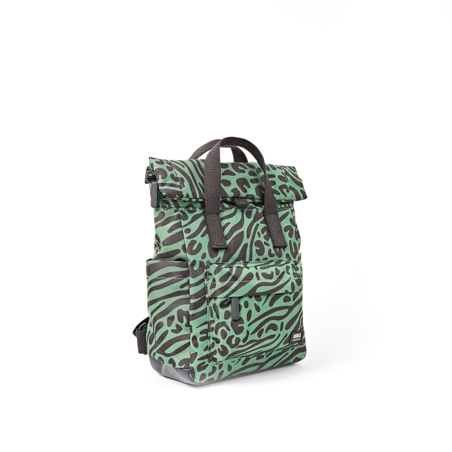 Roka London Canfield Roll Top ryggsekk dyremønster 16,4 liter
