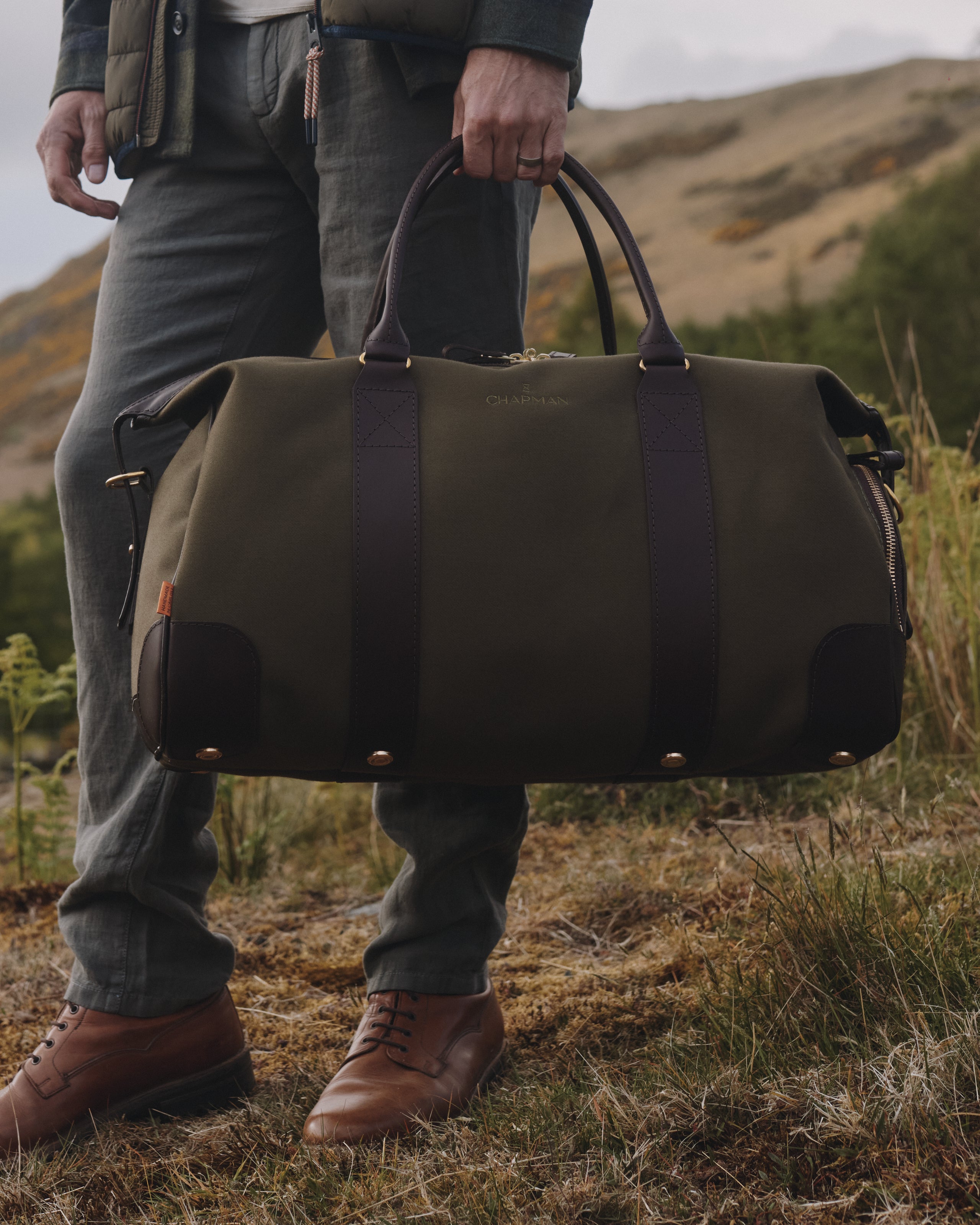 Chapman Bags Weekender helgeveske canvas laptoprom