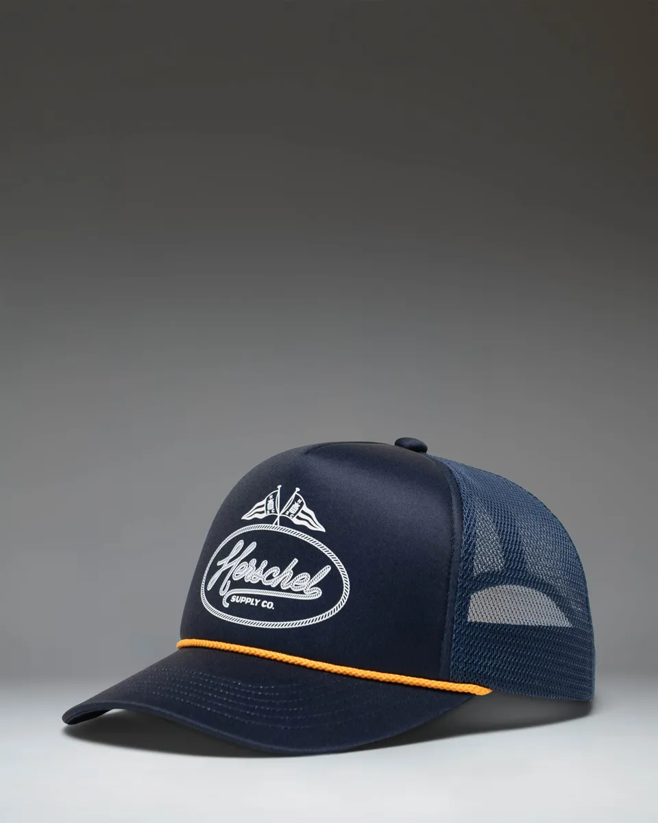 Herschel Marina Mesh Yachting caps darkest navy OS
