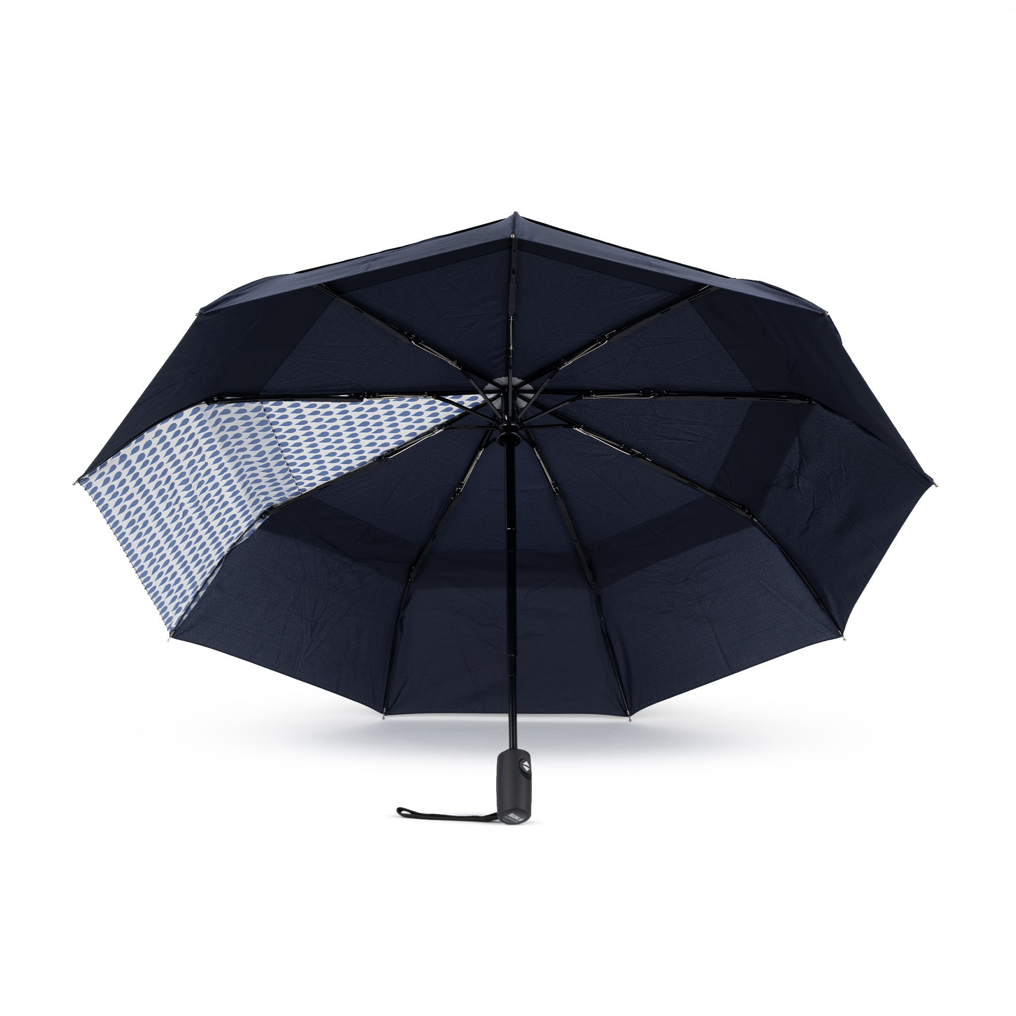 Roka London Waterloo Medium paraply denim rain vindtett
