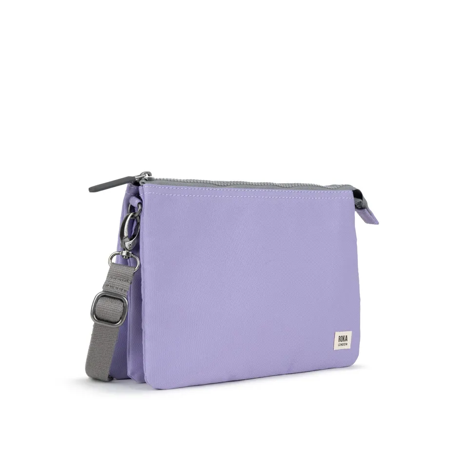 Roka London Carnaby lommebokveske XL lilla kortlommer