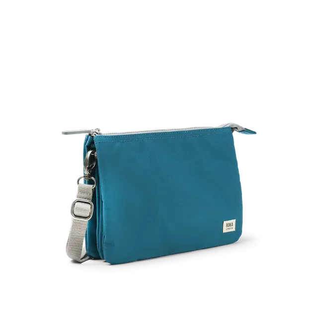 Roka London Carnaby XL skulderveske marine lommebok