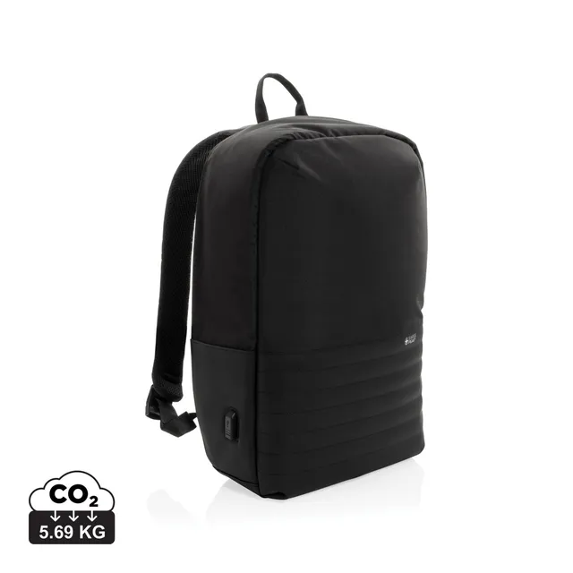 Swiss Peak AWARE RFID ryggsekk 15" svart tyverisikker