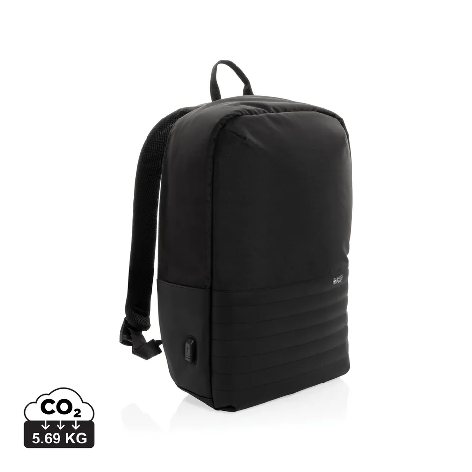 Swiss Peak AWARE RFID ryggsekk 15" svart tyverisikker