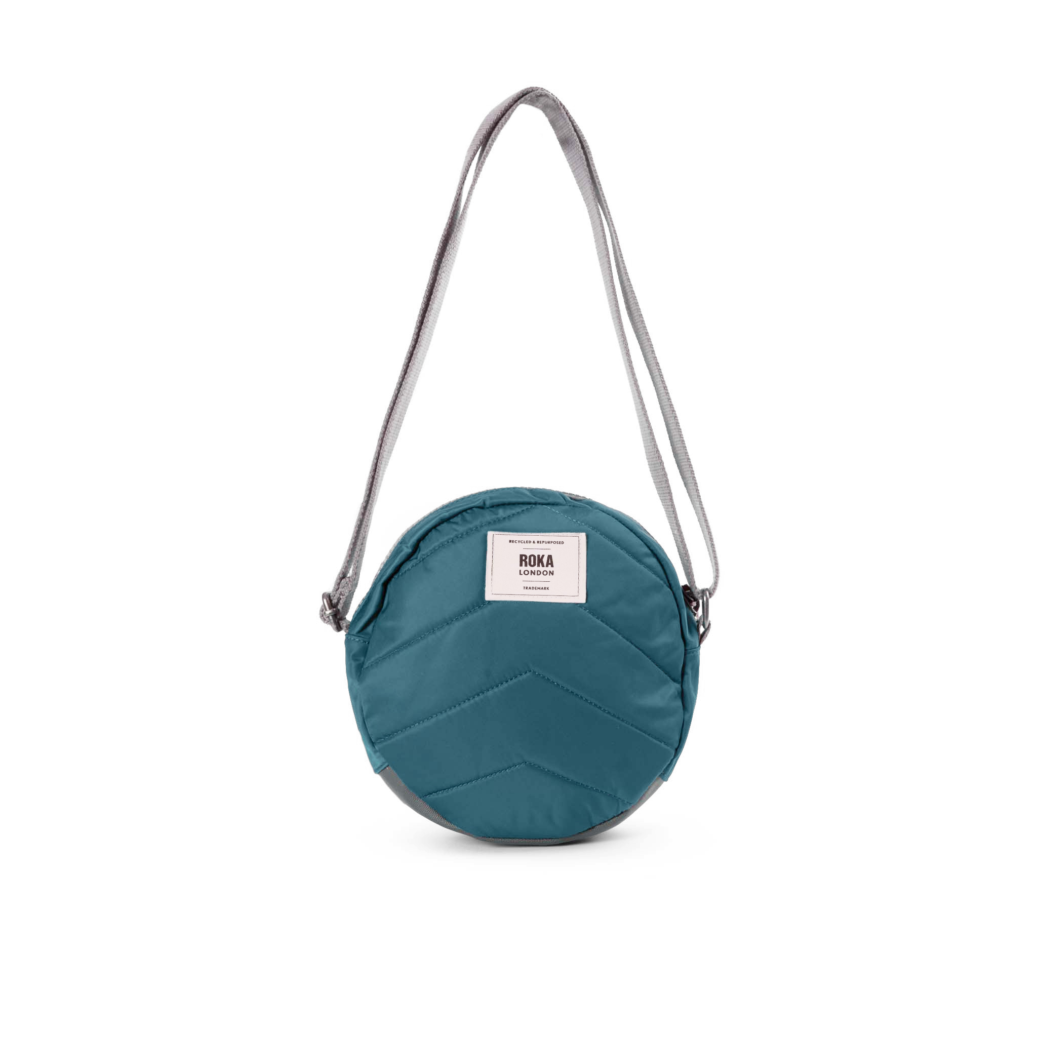 Roka London Paddington crossbody veske teal small 4,1 liter