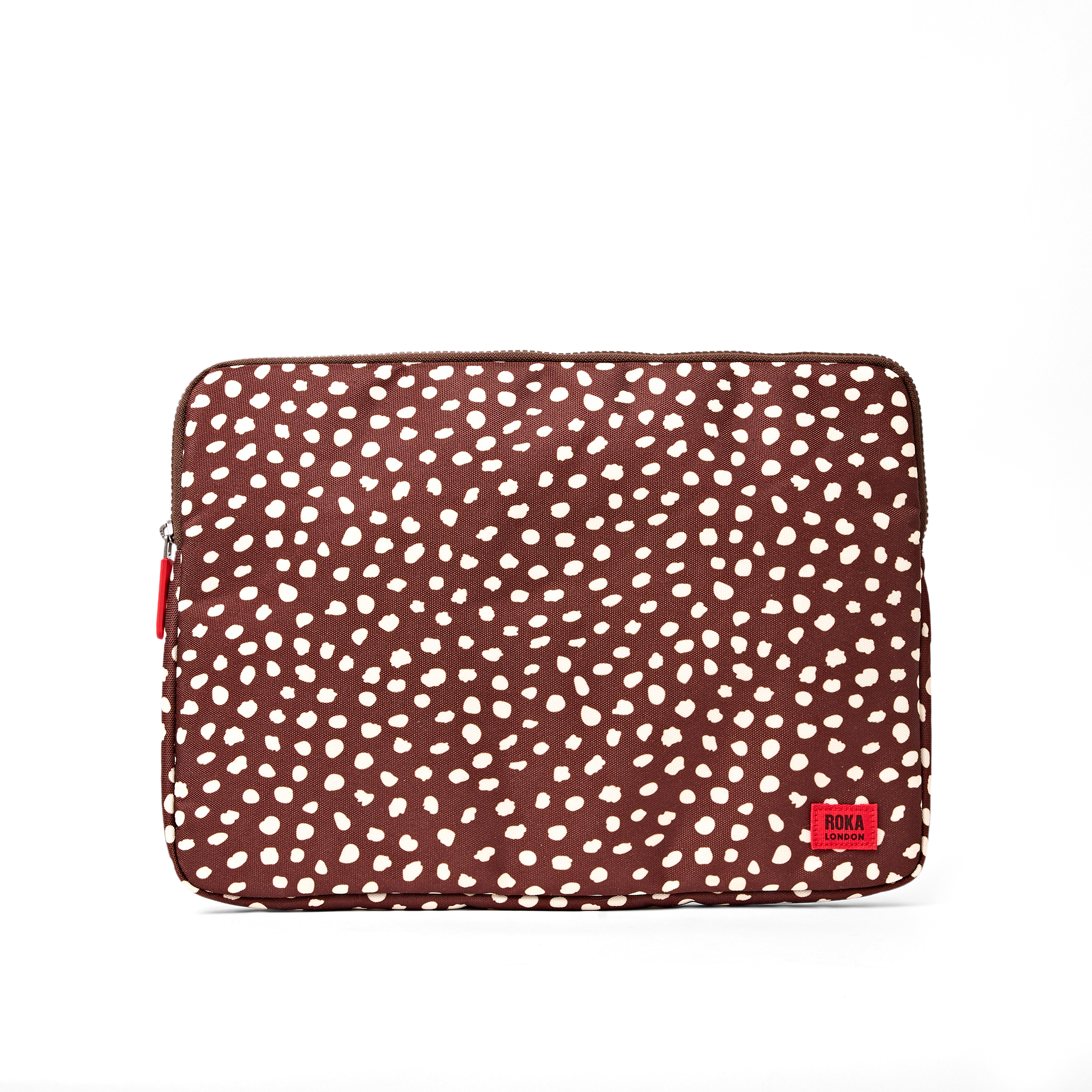 Roka London Brick Lane laptoptrekk brown dot 14" vanntett