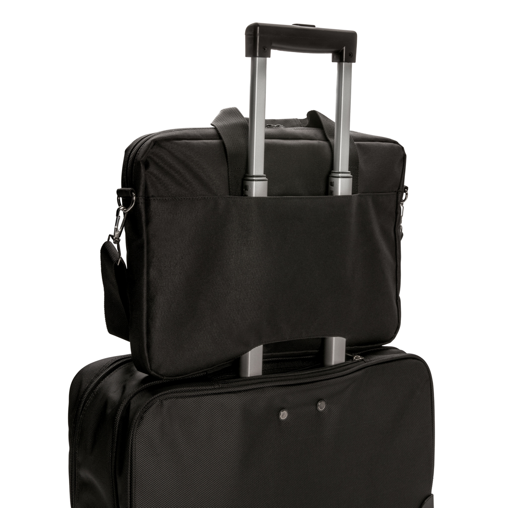 Swiss Peak laptopveske 15,4" svart tynn PVC-fri
