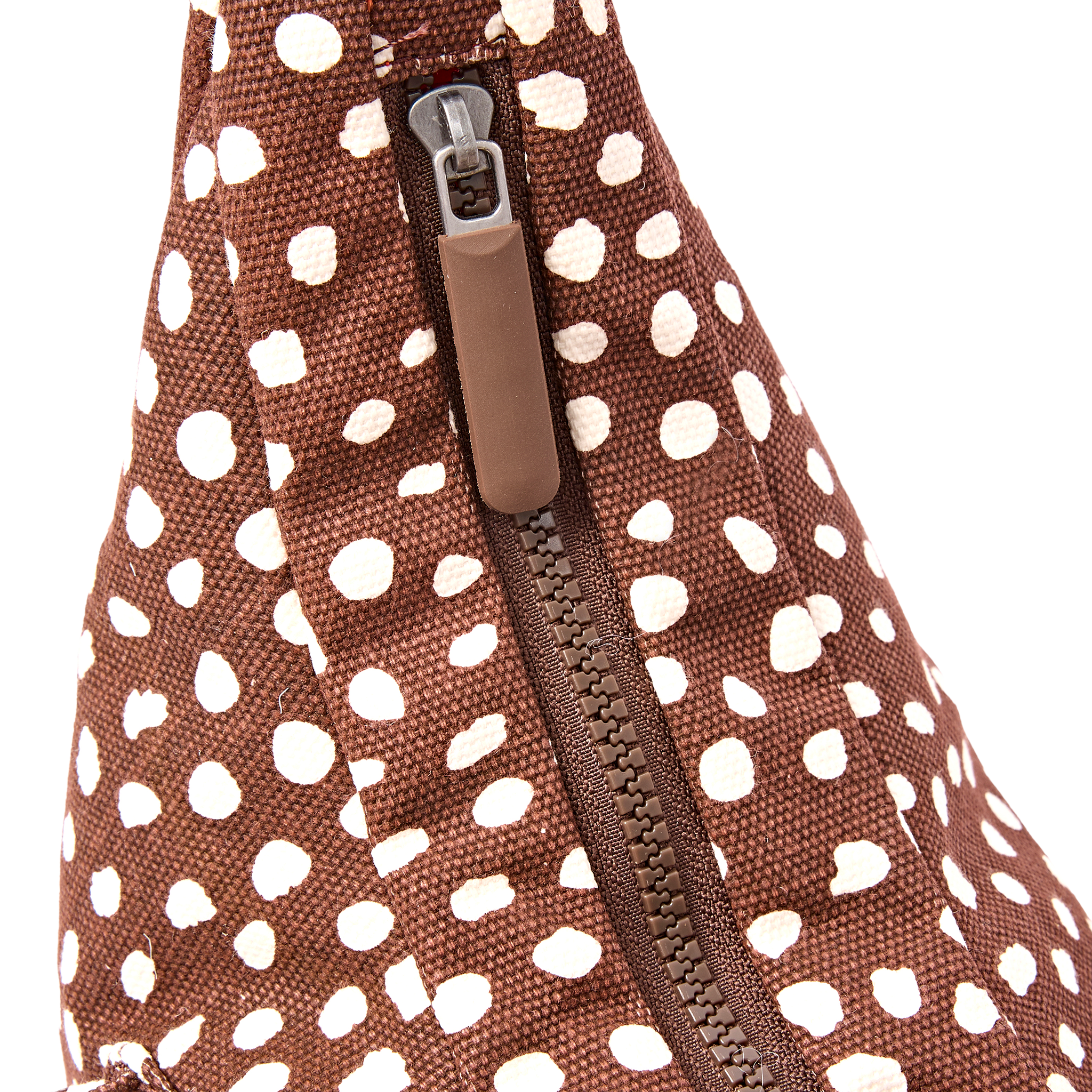 Roka London Belsize Medium skulderveske brown spot bomull