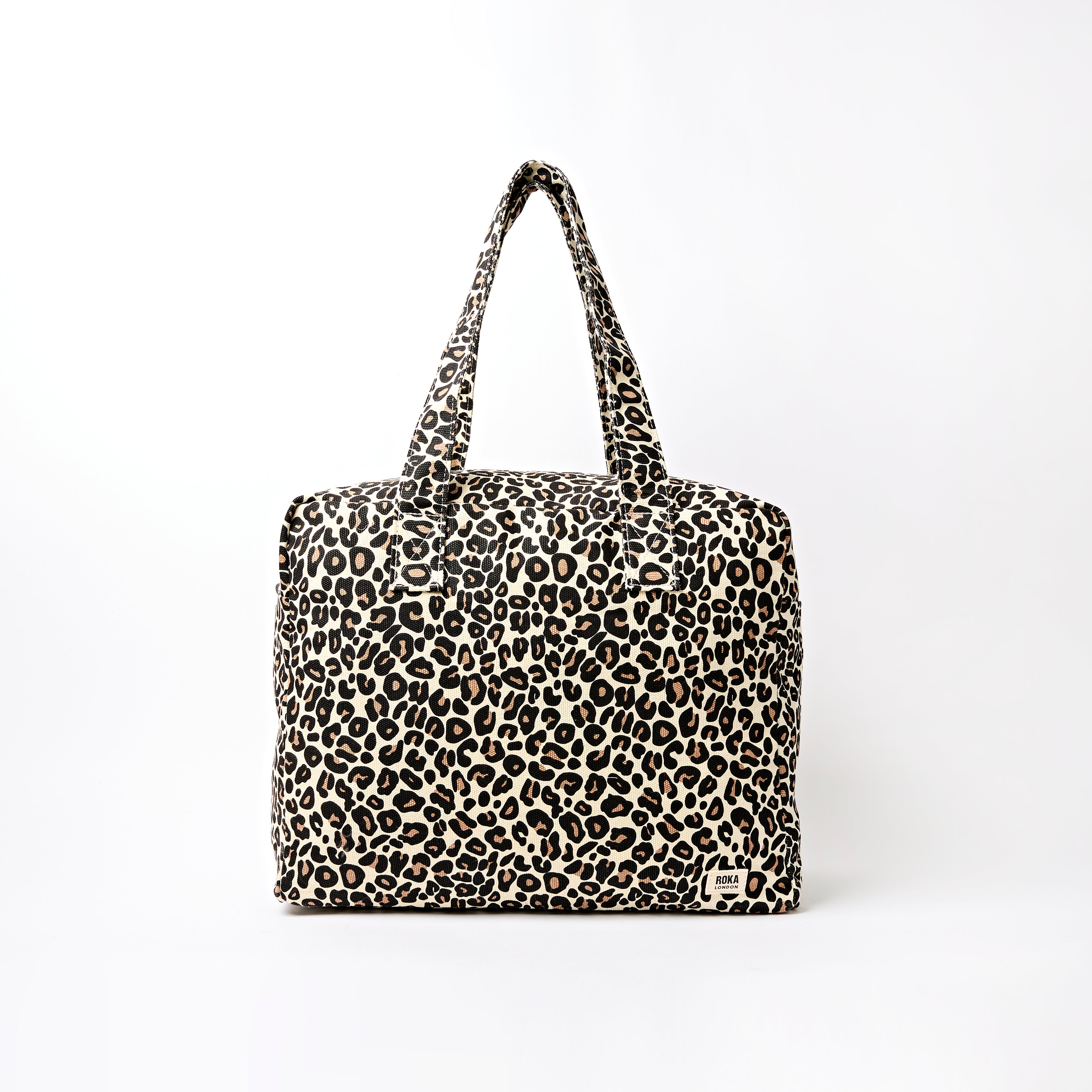 Roka London Sloane skulderveske Savannah Leopard Medium 24,4 liter