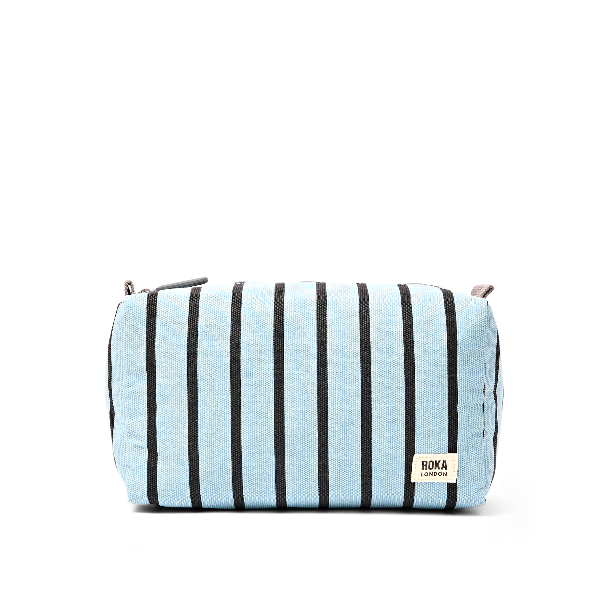 Roka London Maygrove toalettmappe blue stripe small 4,8 L