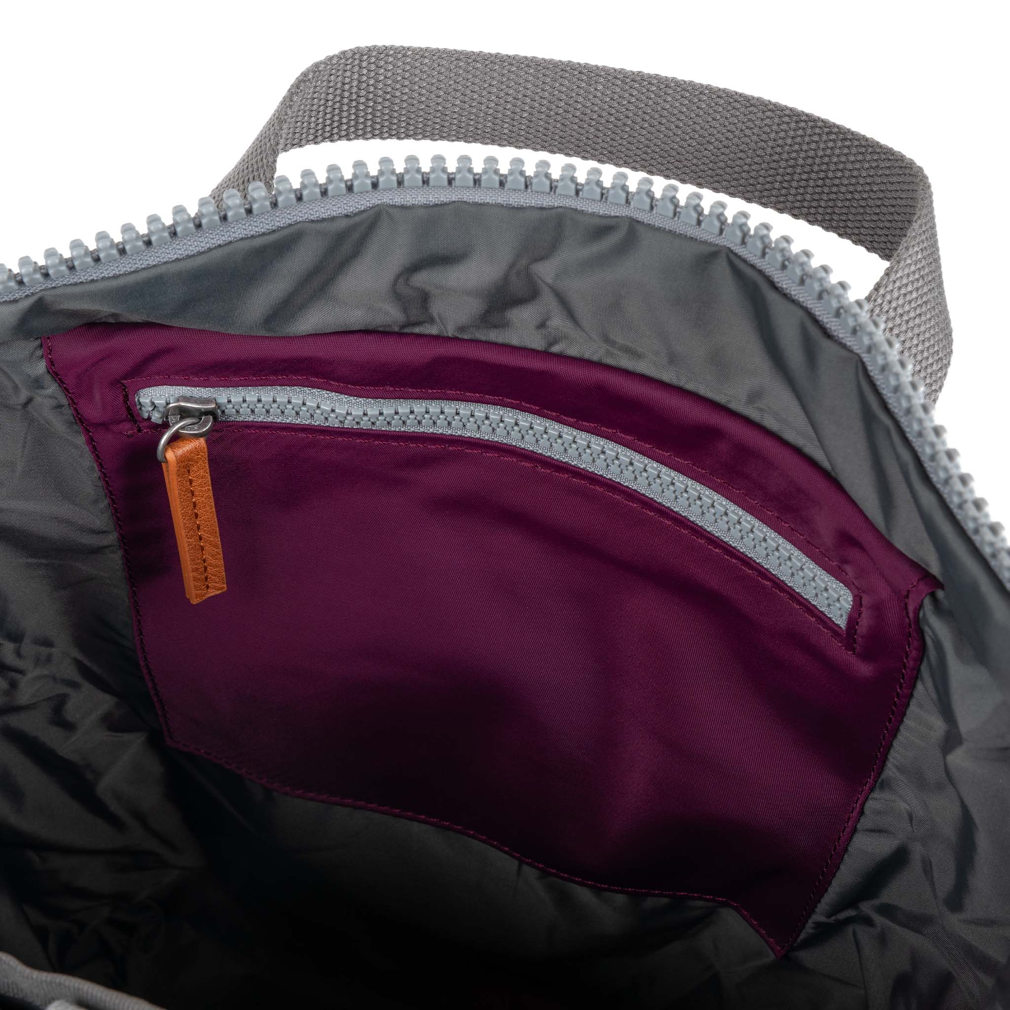 Roka London Canfield ryggsekk royal burgundy rulletopp