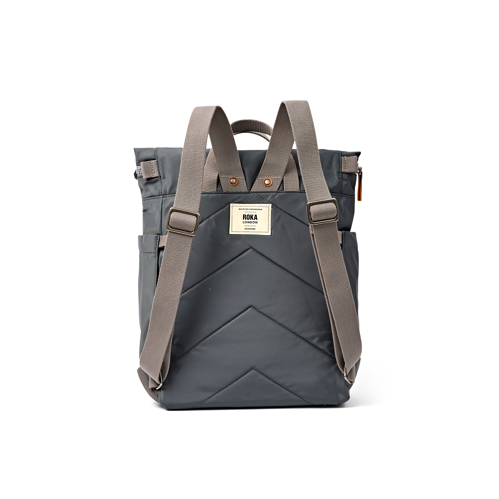 Roka London Bayswater ryggsekk beluga medium paraply 14,6 l