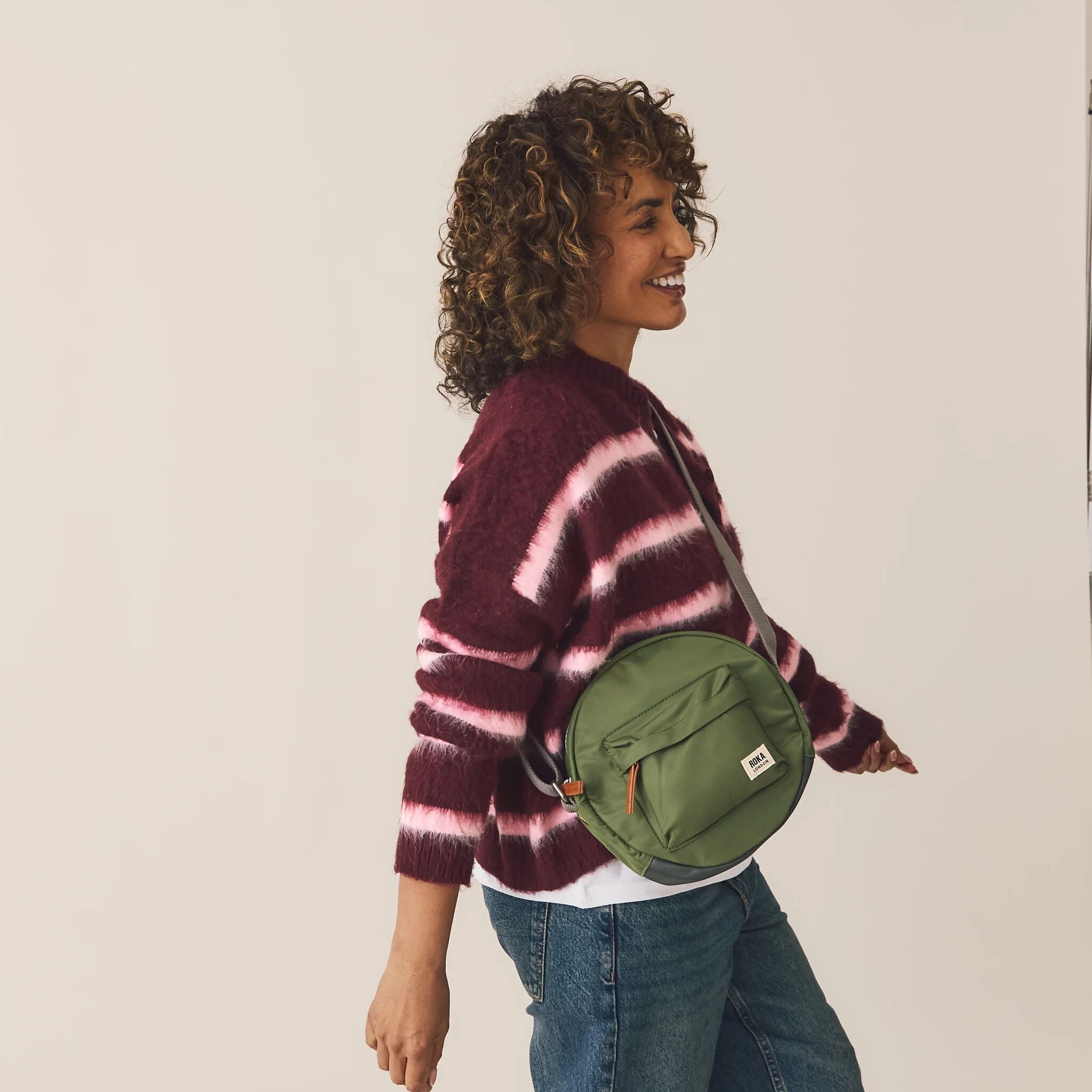 Roka London Paddington Small crossbody-veske marine vanntett