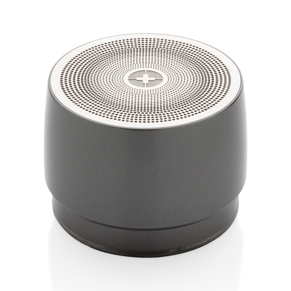 Swiss Peak 5W bluetooth høyttaler grå bass