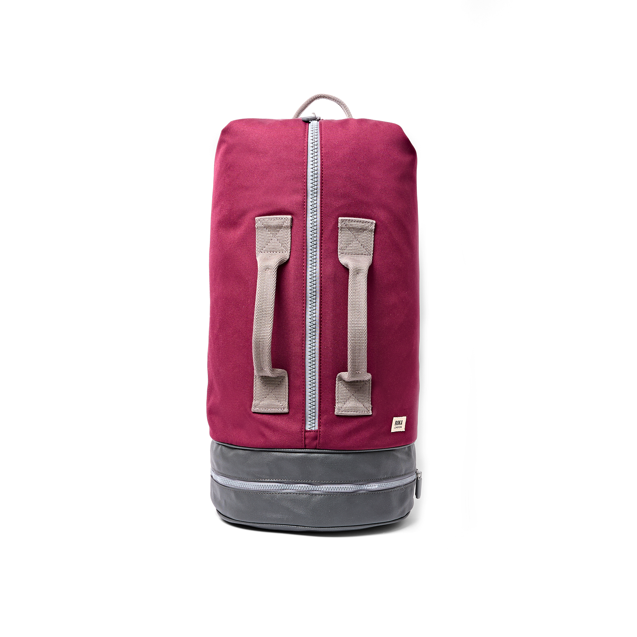 Roka London Heathrow duffelbag cherry lacquer large trening