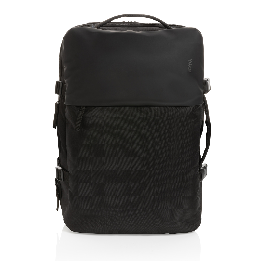 Swiss Peak Aware RPET 15,6" ryggsekk svart ekspanderbar weekend