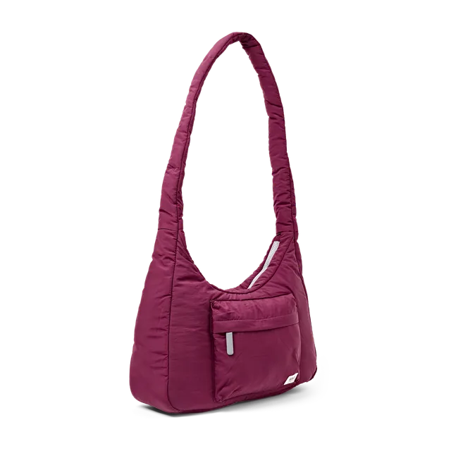 Roka London Belsize Medium crossbodyveske Merlot vanntett
