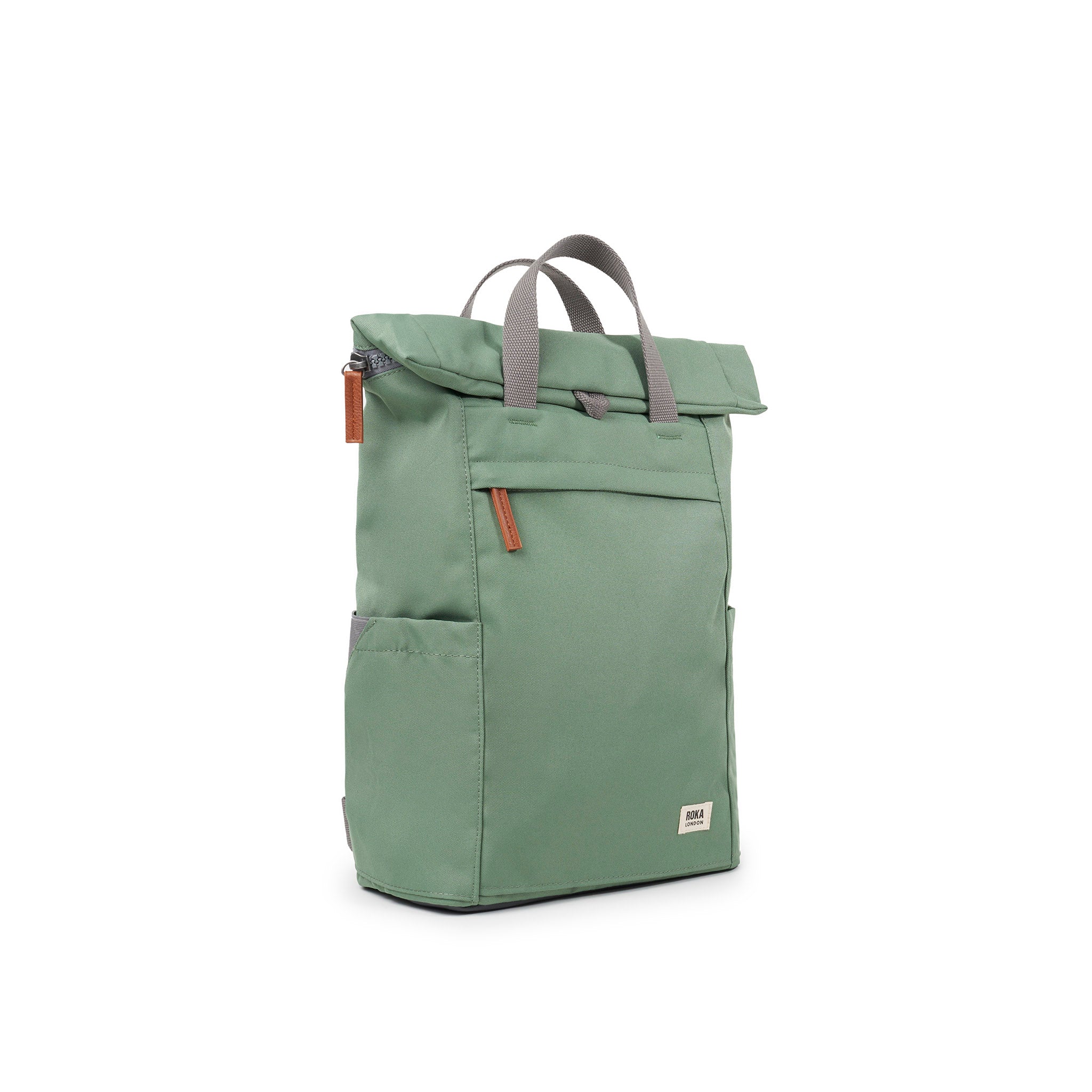 Roka London Finchley ryggsekk Frost rolltopp vannflaskeholder