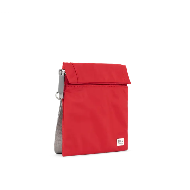 Roka London Stratford crossbody veske Small cranberry 0,5 L