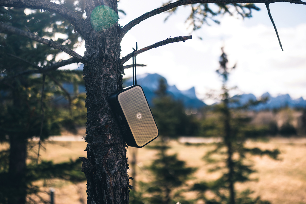 Swiss Peak RCS 10W bluetooth-høyttaler grå aluminium