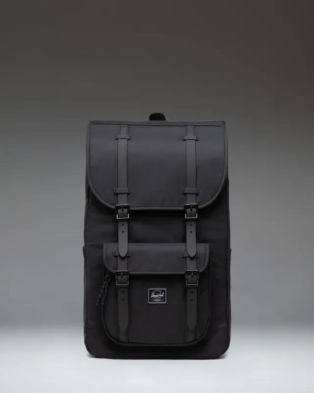 Herschel Little America Backpack ryggsekk Black/Grey twill