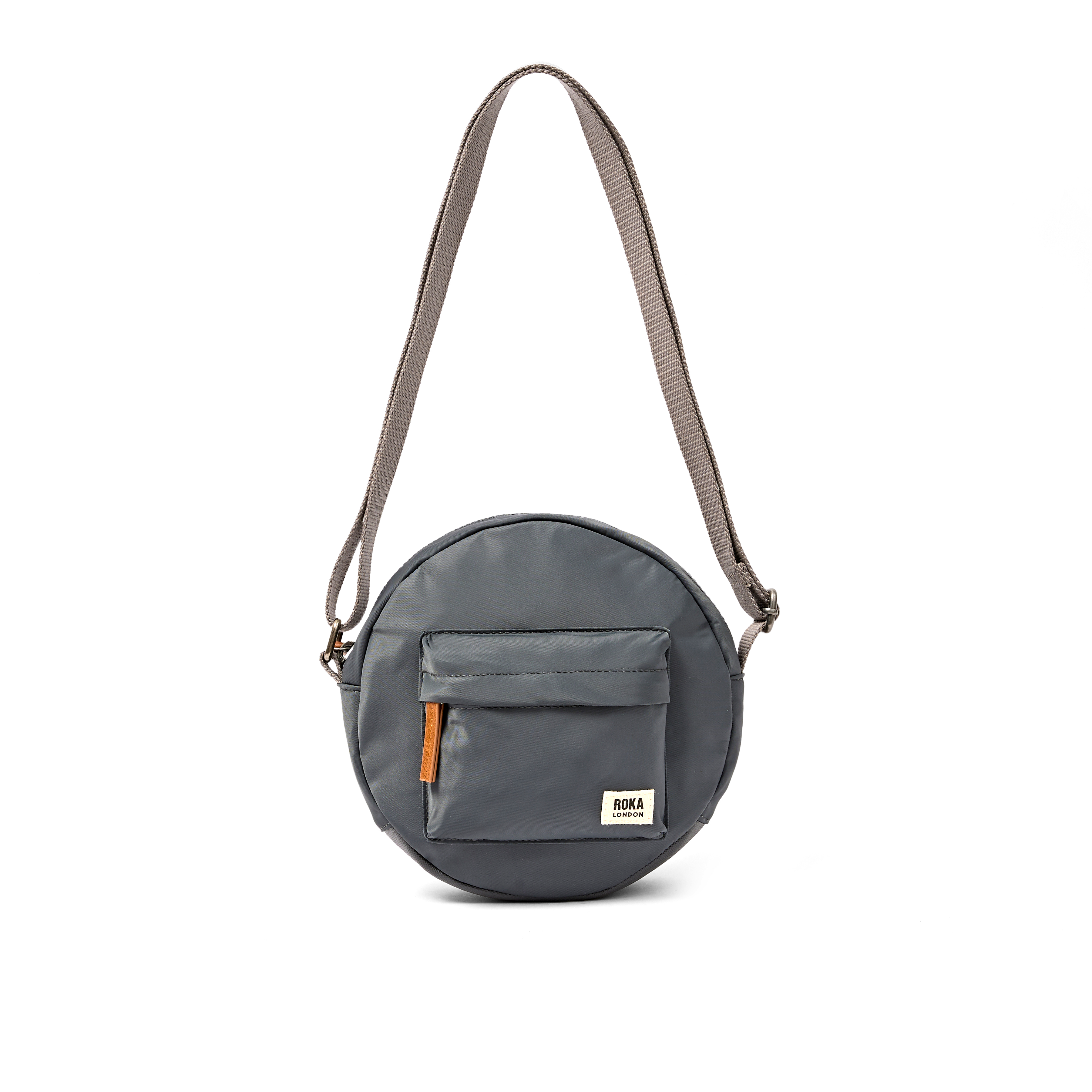 Roka London Paddington skulderveske Small Beluga rund 4,1 liter