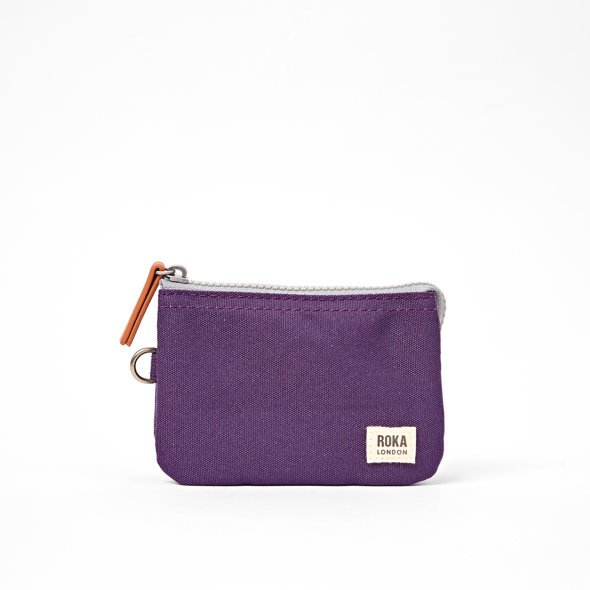 Roka London Carnaby Small lommebok Deep Grape vanntett