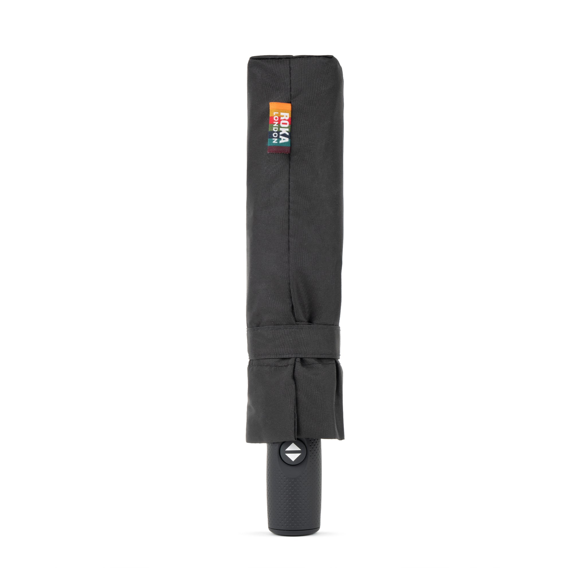 Roka London Waterloo paraply Medium Bright Rainbow storm