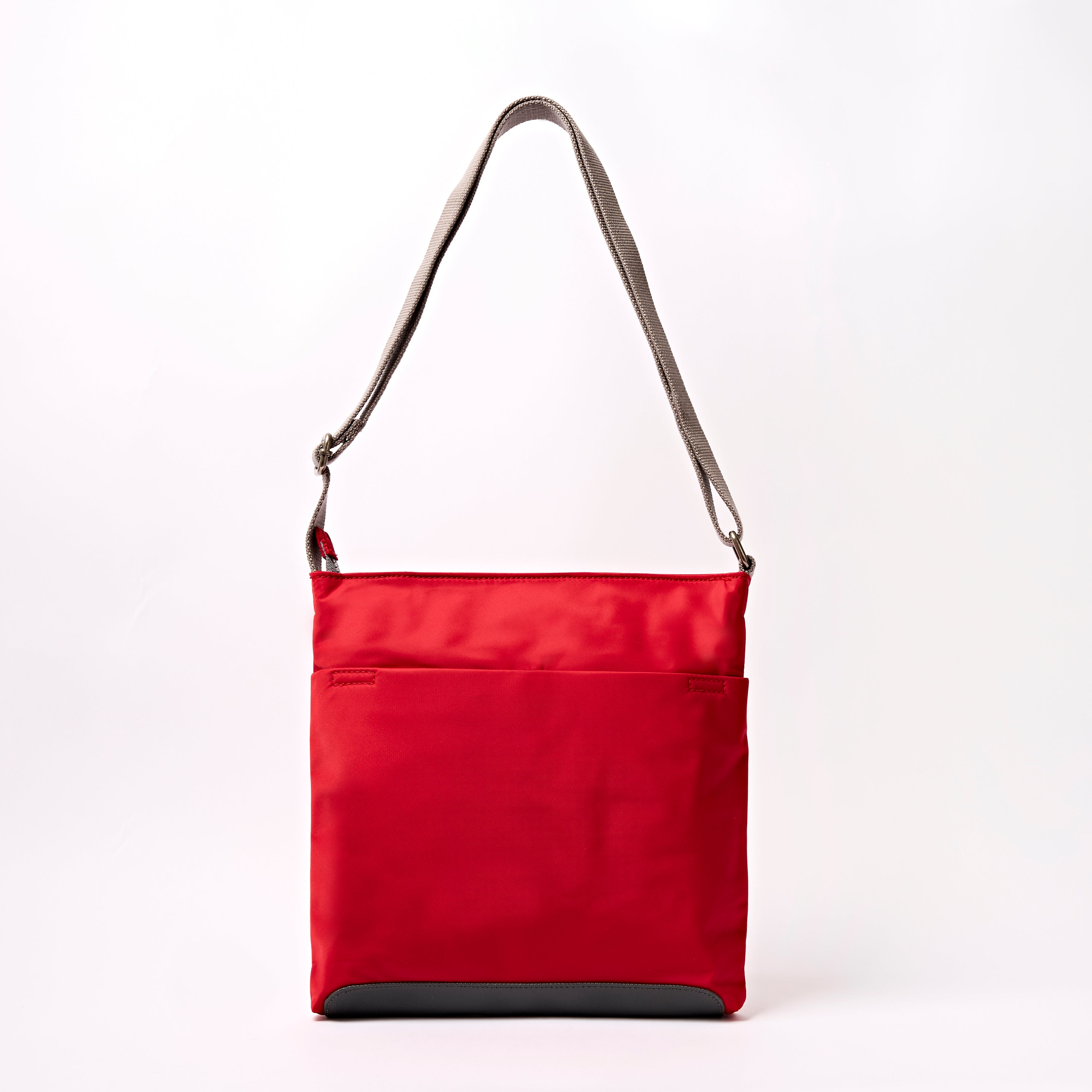 Roka London Kennington crossbody medium cranberry stripe slank